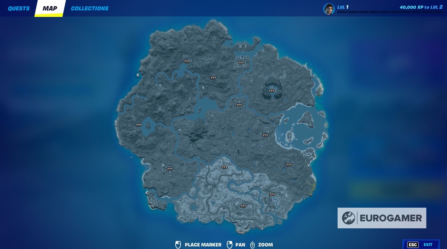 Fortnite Chapter 3 Season 4 map, named places and landmarks defined